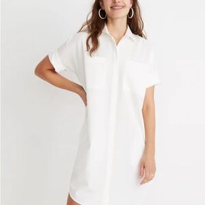Madewell Courier White Shirt Dress Size XS